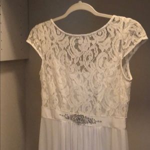 White confirmation dress
